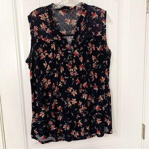 Cocomo Sleeveless Floral Top